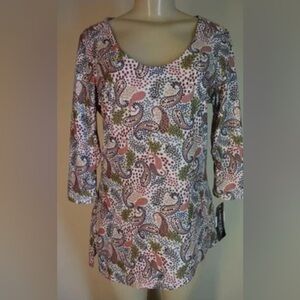 Lisettel  Montreal  Flatter Ditsy Paisley Tunic